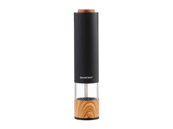 Silvercrest Kitchen Tools Electric Salt or Pepper Mill - Black