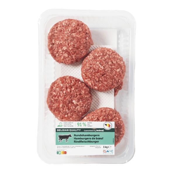 Hamburger de bœuf, 8 pcs