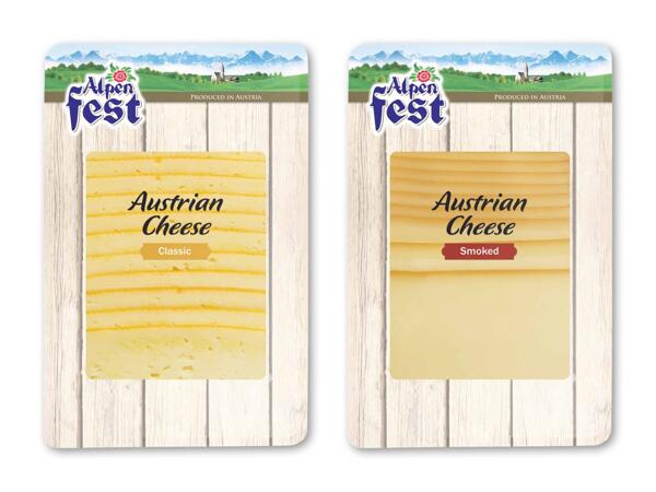 Østrigsk ost i skiver