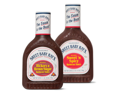 Sweet Baby Ray's Hickory & Brown Sugar or Sweet 'n Spicy Barbecue Sauce
