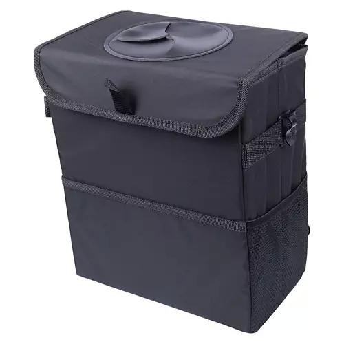 Car Organizer - Trash Can, Black