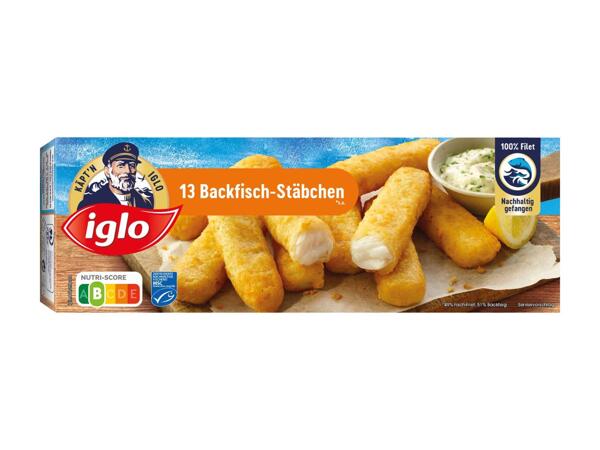 Bâtonnets de poisson frits Iglo