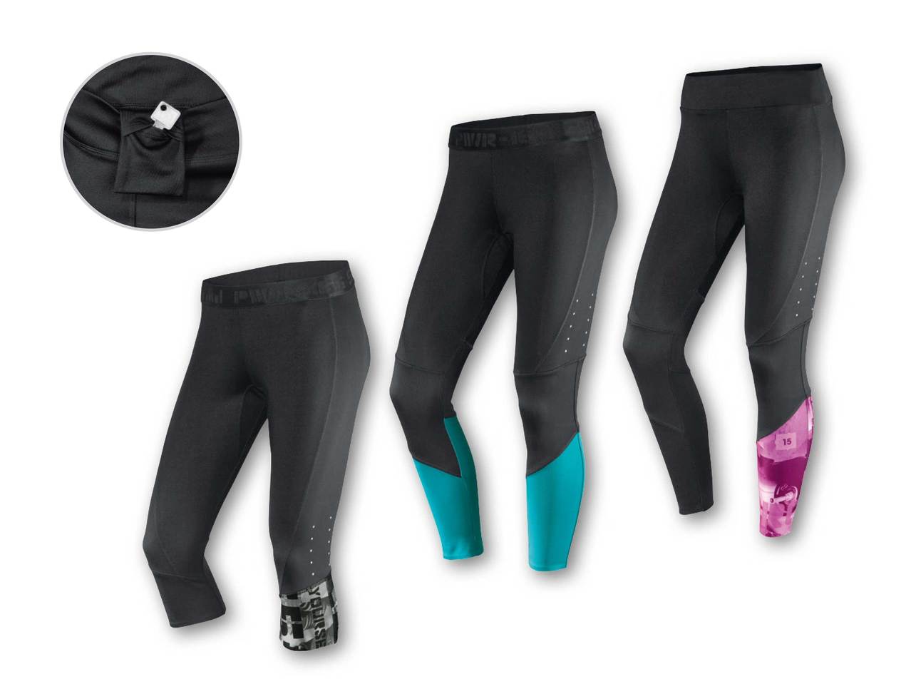 CRIVIT PRO Ladies' Cropped Performance Trousers/Tights