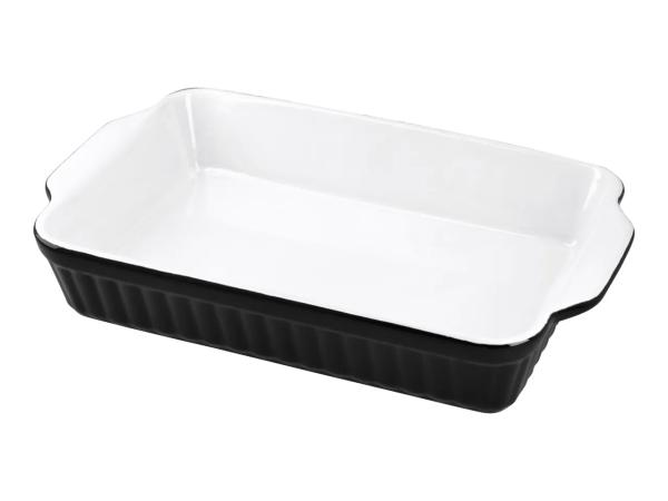 Silvercrest Black Large Stoneware Oven Dish