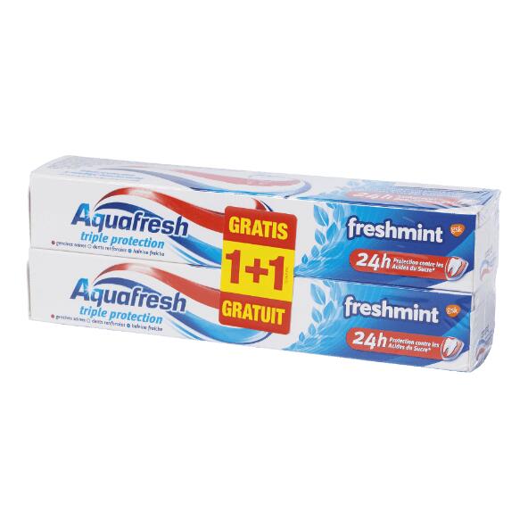 AQUAFRESH(R) 				Dentifrice, 2 pcs