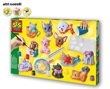 SES CREATIVE(R) Set per realizzare e dipingere figure in gesso