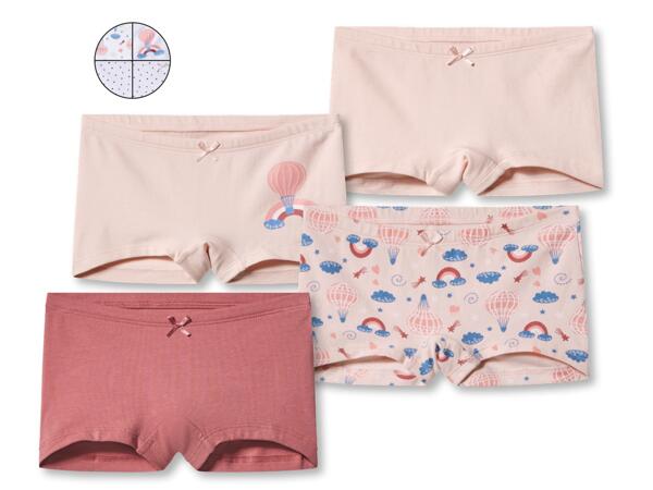 Girls' Briefs, 4 Pieces