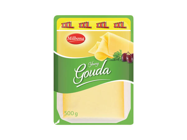 Goudaost i skivor