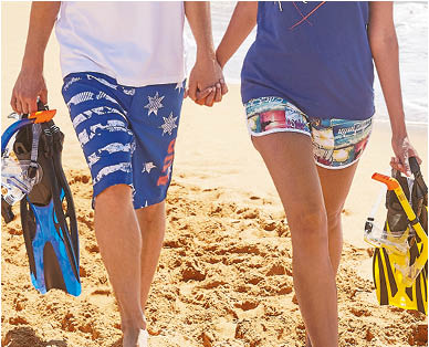 Adult's Australia Day Boardshorts