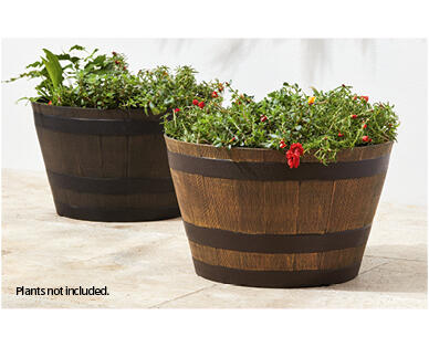 Whiskey Barrel Planter