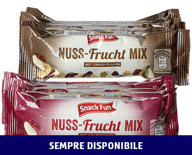 SNACK FUN 
 MIX DI FRUTTA E NOCI