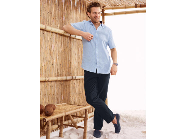 Herren Leinen-Hose