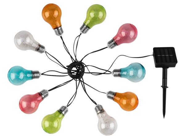 Solar bulb string lights