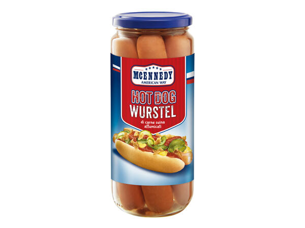 Smoked Pork Würstel for Hot Dogs