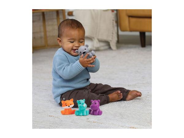 Infantino Baby Sensory Toy - 4 Pack Soft Buddies