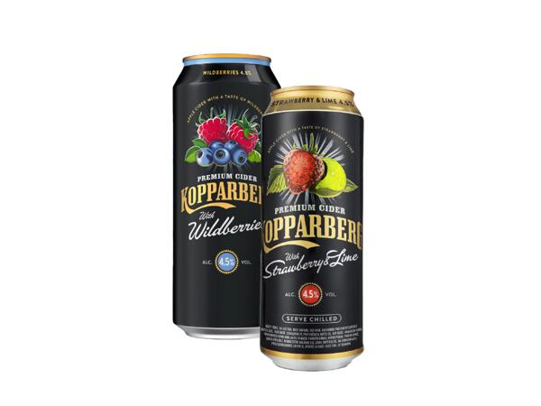 Wildberries cider or strawberry & lime cider