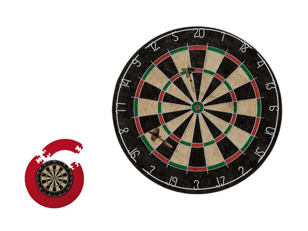 CRIVIT(R) Sisal-dartskive