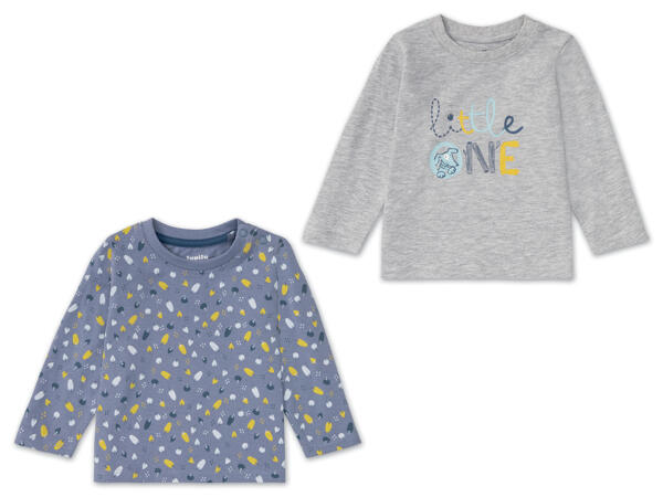Baby Langarmshirt, 2 Stück