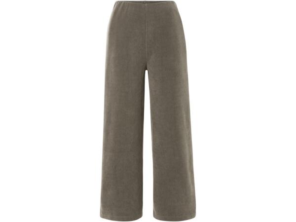 Ladies' corduroy-style trousers