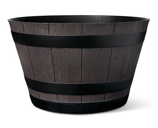 Belavi Whiskey Barrel Planter