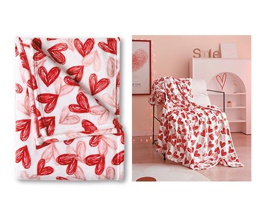 Huntington Home Valentine's Plush Throw