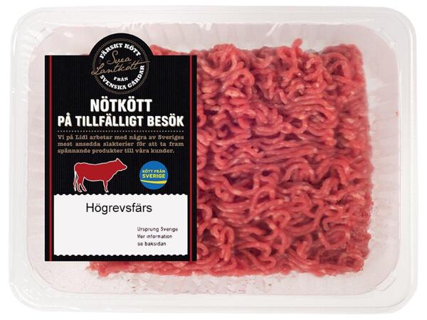 Färsk högrevsfärs