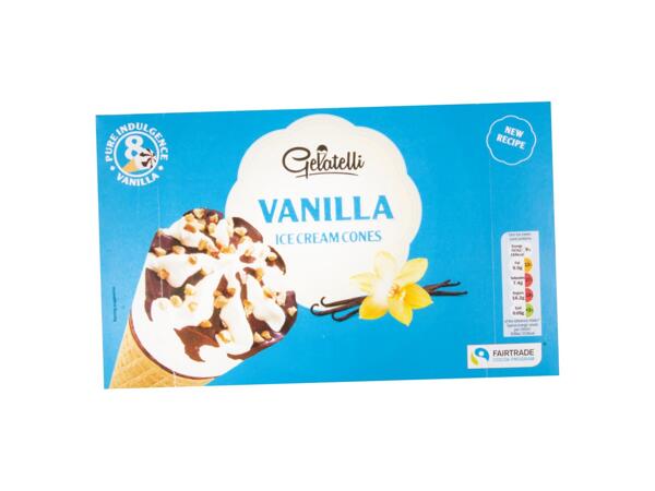 Vanilla choc cones