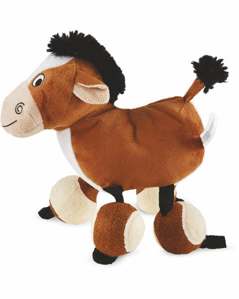 Horse Dog Plush Ball Feet Dog Toy