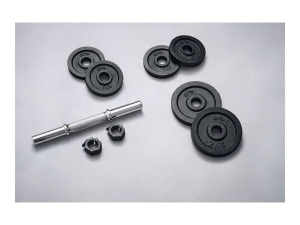 Crivit 10kg Dumbbell Set - 9 Pieces
