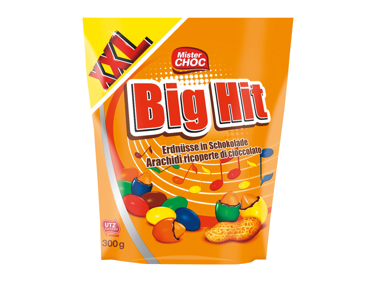 Cacahuètes enrobées de chocolat XXL