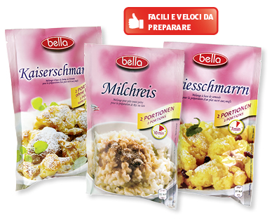 Piatti dolci pronti BELLA