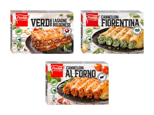 Lasagne/cannelloni Findus
