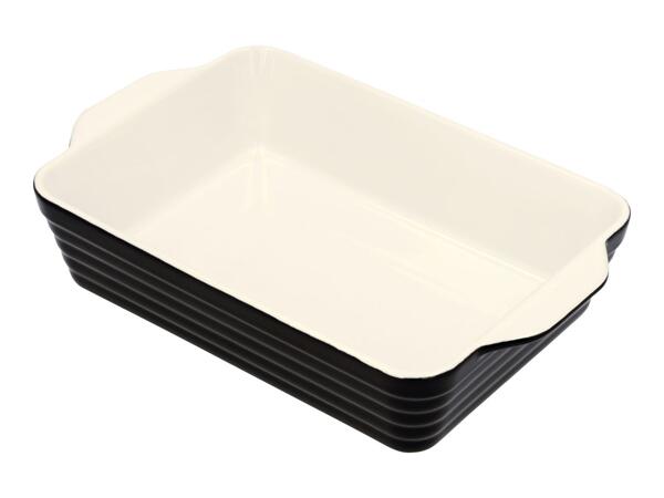 Silvercrest Stoneware Oven Dish - 2 Piece Set