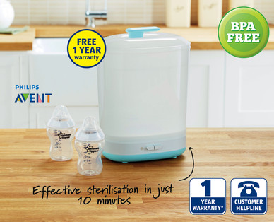 Avent 2-in-1 Electric Steam Steriliser^