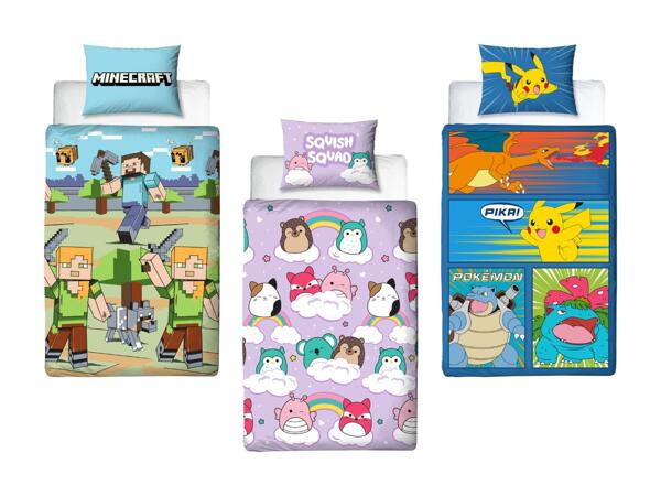Wendebettwäsche Minecraft/​Pokémon/​Squishmallows