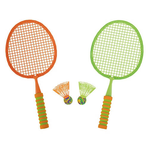 Mini Badminton Set, Green & Orange