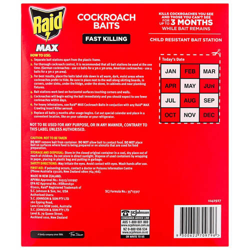 Cockroach Baits 12 Pack