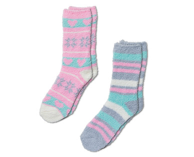 Serra 2-Pair Fuzzy Slipper Socks