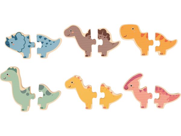 Dřevěná puzzle zvířátka