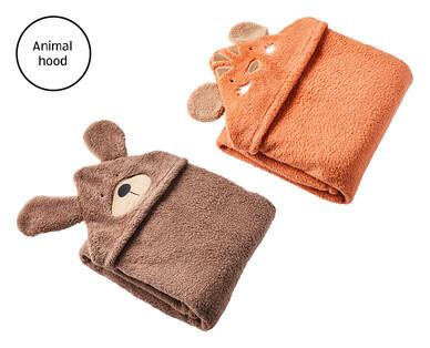 Children's Blanket with Animal Hood