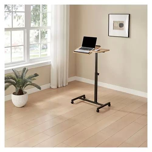 Rolling Laptop Desk, Beige
