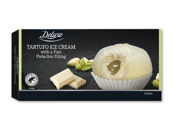 DELUXE Trøffelis med pistaciehjerte