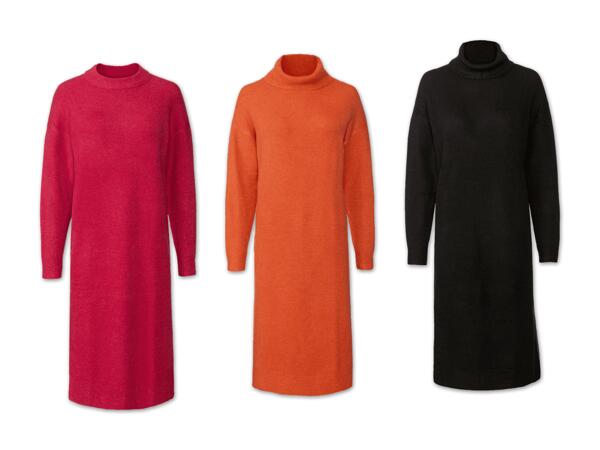 Damen Grobstrick-Pulloverkleid