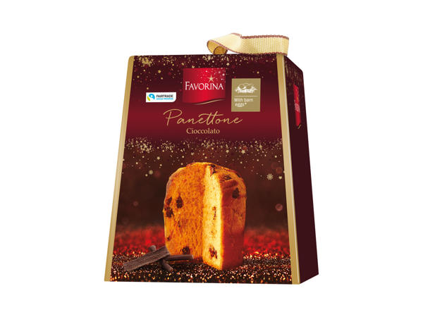 Mini-Panettone mit Schokolade