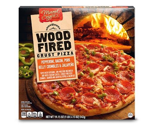 Mama Cozzi's Pizza Kitchen Wood Fired Pesto or Pepperoni Pizza
