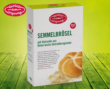 ZURÜCK ZUM URSPRUNG Österr. Bio-Semmelbrösel
