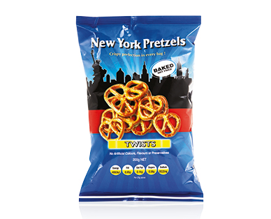 PRETZEL STICKS OR TWISTS 200G