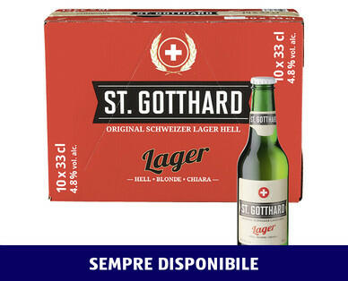 ST. GOTTHARD
BIRRA LAGER CHIARA