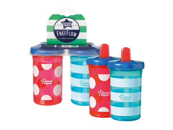 Tommee Tippee Free Flow Super Sipper Bottles