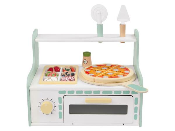 Dřevěný zmrzlinářský vozík / pec na pizzu